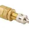 VIAIR Inflation Valve 1/4 Inch Air Line Compression Fitting Gold Brass (92839)