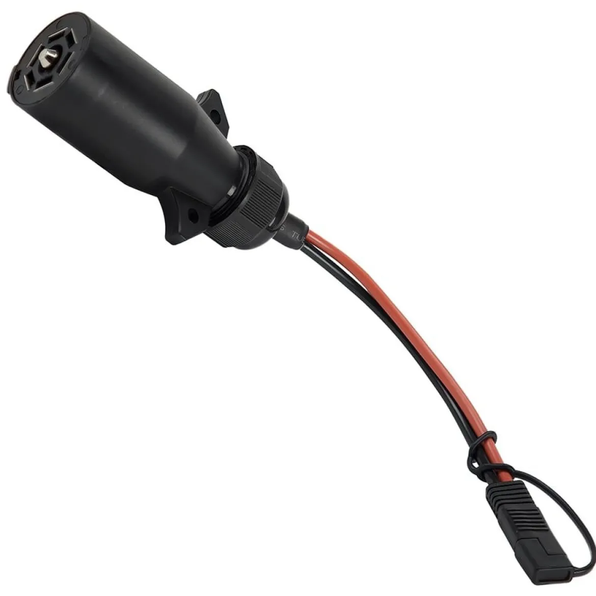 VIAIR 7-Way Round to 2-Pin SAE Power Source Adapter 12V (92935)