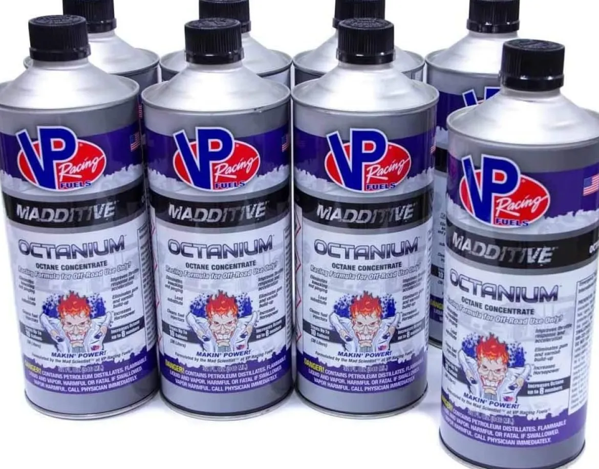 VP Racing Madditive Octanium Octane Booster Racing Formula, 1Quart,8 Pack (2857)