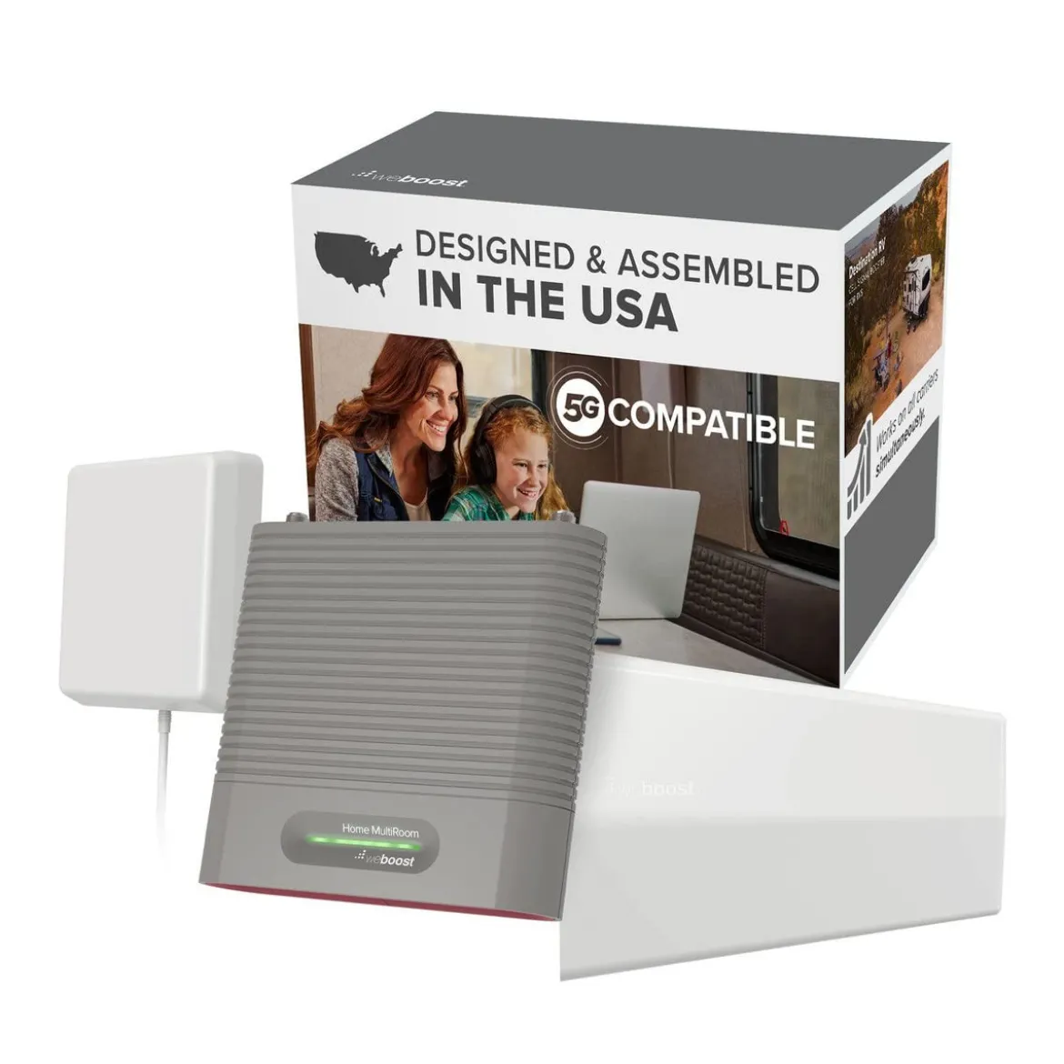 weBoost Destination Rv - Cell Phone Signal Booster For Stationary Use (470159)