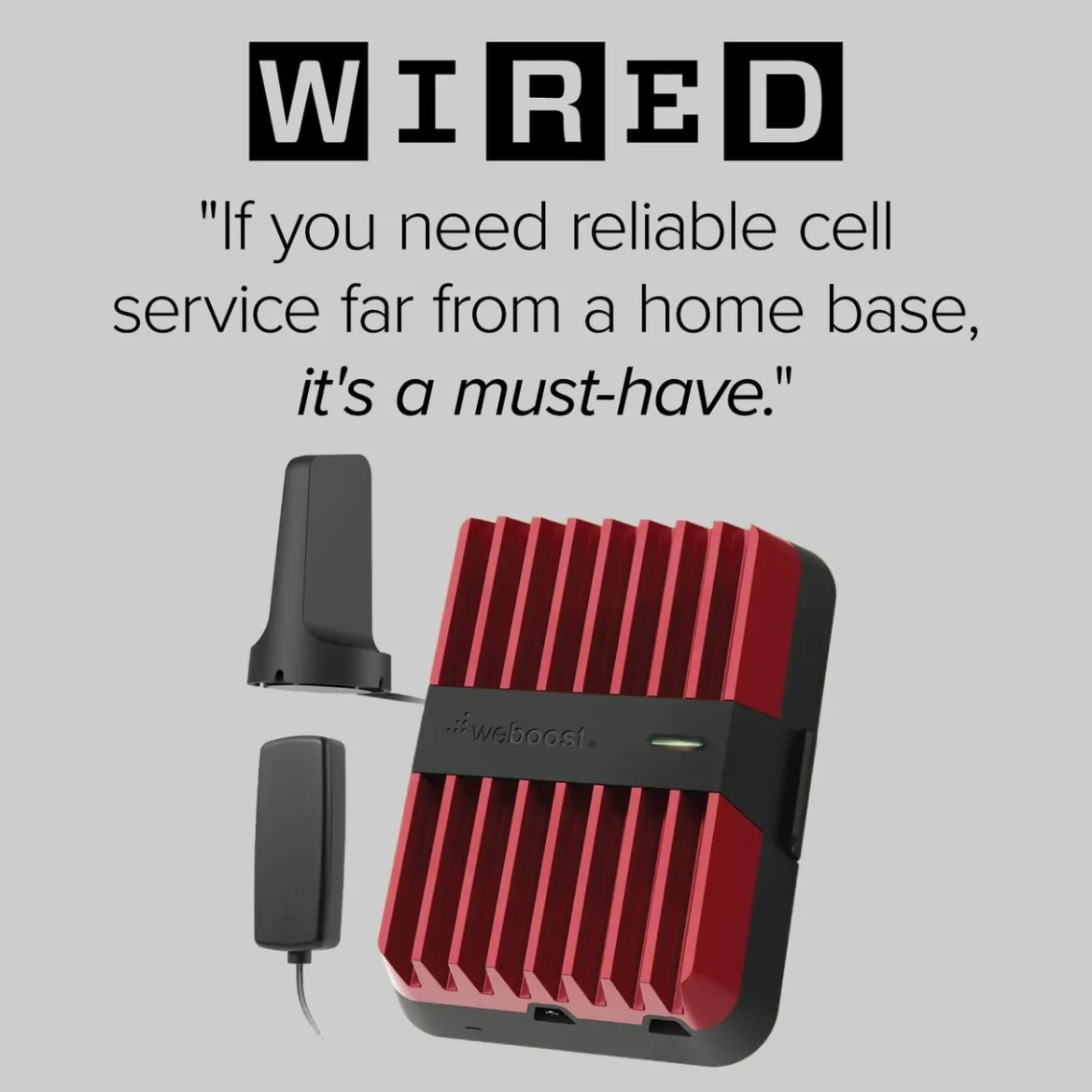 weBoost Drive Reach - Vehicle Cell Phone Signal Booster | 5G & 4G Lte (470154)