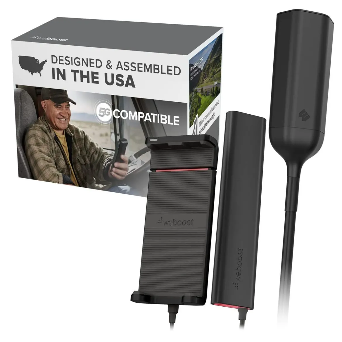 weBoost Drive Sleek Otr - Cell Phone Signal Booster For Trucks (470235)