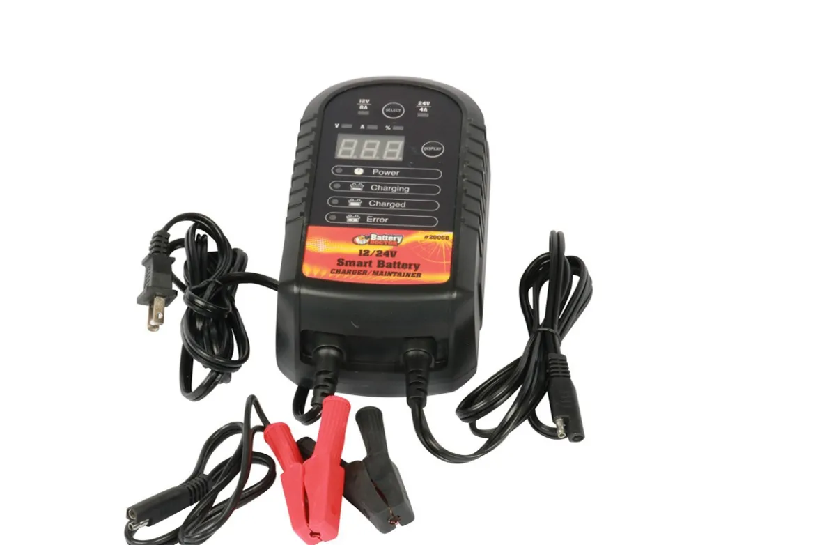 Wirthco Smart Battery Charger and Maintainer Black (20068)