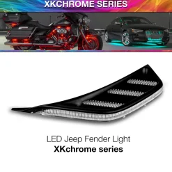 XKGLOW Add on XKchrome Jeep JL & JT Air Vent Light RGB + Amber No Controller (XK-VENT-RGB-NC)