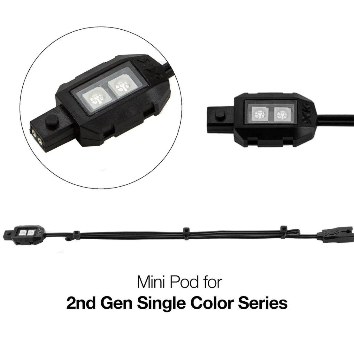 XKGLOW Compact LED Add-On Light Pod Single Color