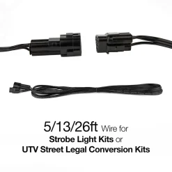 XKGLOW Extension Wire Add-On PNP Strobe Light Series (XK052-WIRE-3FT , XK052-WIRE-5FT , XK052-WIRE-13FT , XK052-WIRE-26FT)