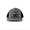 XKGLOW Heather Gray and Black Mesh Trucker Hat with Logo (XK-HAT)