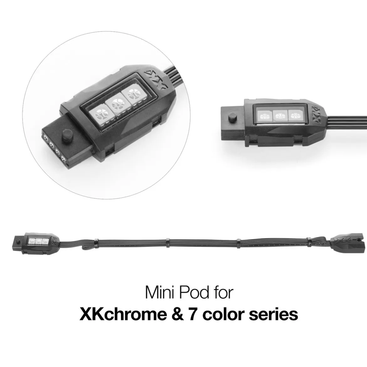 XKGLOW LED Pod XKchrome and 7 Color Series Add-On (XK-4P-P)