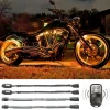 XKGLOW Motorcycle Multi-Color LED Accent Light Kit w/ Remote Key Fob