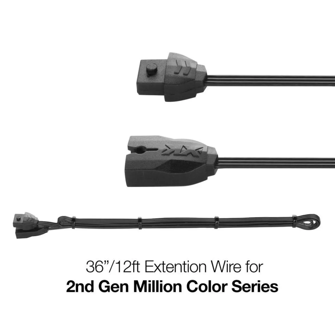 XKGLOW 3-Pin Million Color LED Extension Wire (XK-3P-WIRE-12FT, XK-3P-WIRE-36)