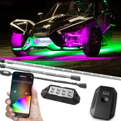 XKGLOW Polaris Slingshot Underglow LED Light Kit XKchrome App Controller (XK-SLING-ADV, XK-SLING-STA)