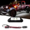 XKGLOW Pure White Rock Light Kit for Trucks Jeeps & Bronco