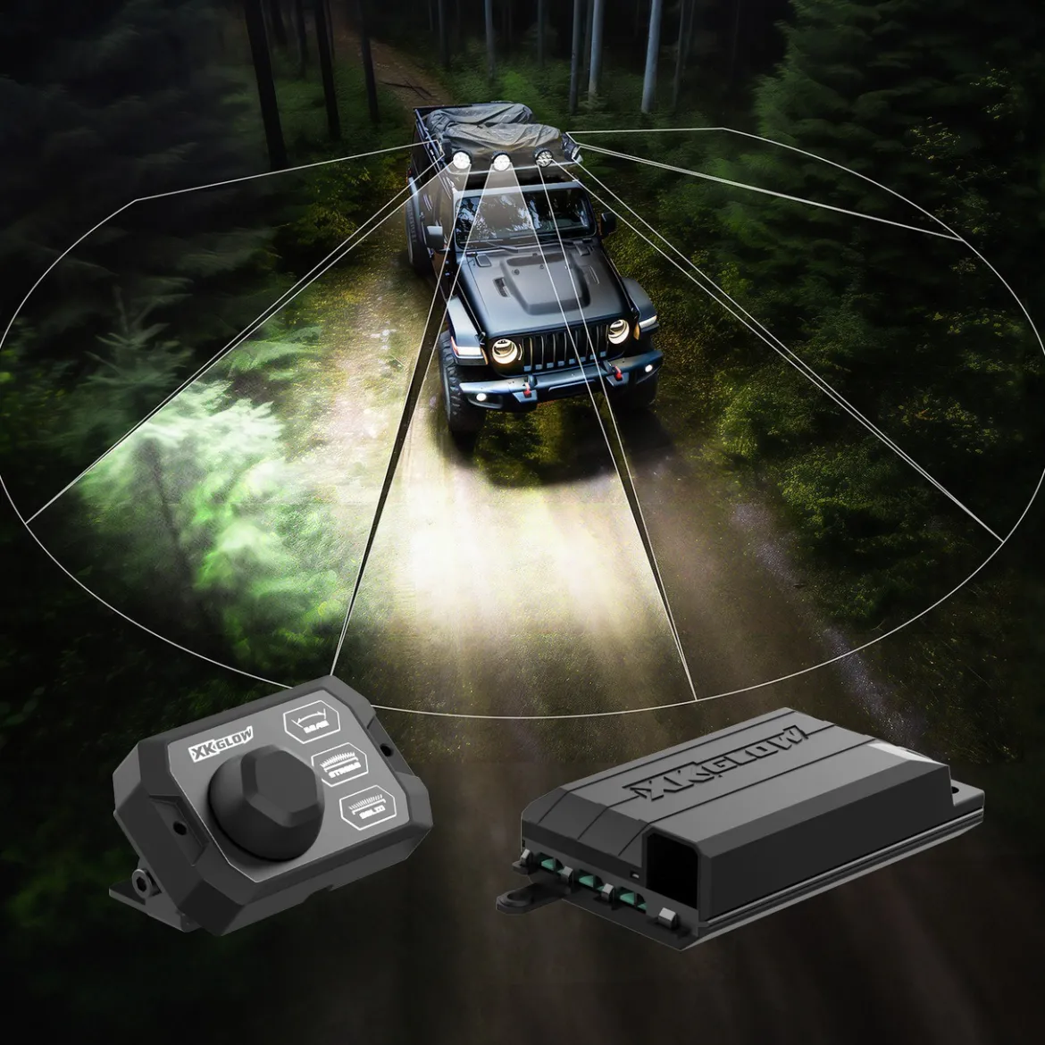 XKGLOW SAR HUB Directional Lighting Control System (XK-SARHUB-KIT)