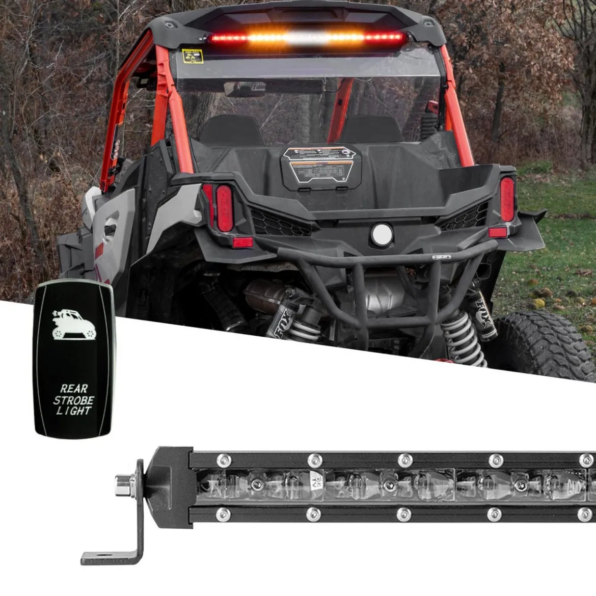 XKGLOW Super Slim LED Offroad Chase Light Bar (XK068026, XK068030, XK068036)