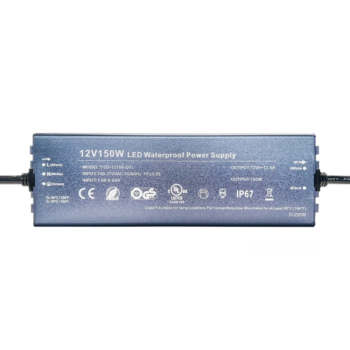 XKGLOW Waterproof AC Power Adapter 150W (XK-POWER-150)