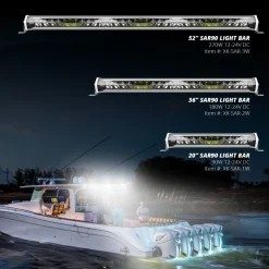 XKGLOW White Housing SAR Light Bar - Emergency Search and Rescue Light