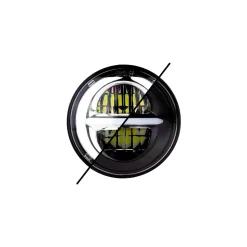 XKGLOW XKchrome 5.75" LED Motorcycle Headlight Add On Kit (XK-5IN-KIT-B-NC, XK-5IN-KIT-W-NC)