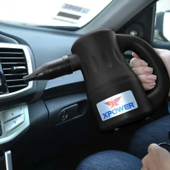 XPOWER A-2 Airrow Pro Multi-Use Powered Air Duster Canned Air Blower (A-2-Black)