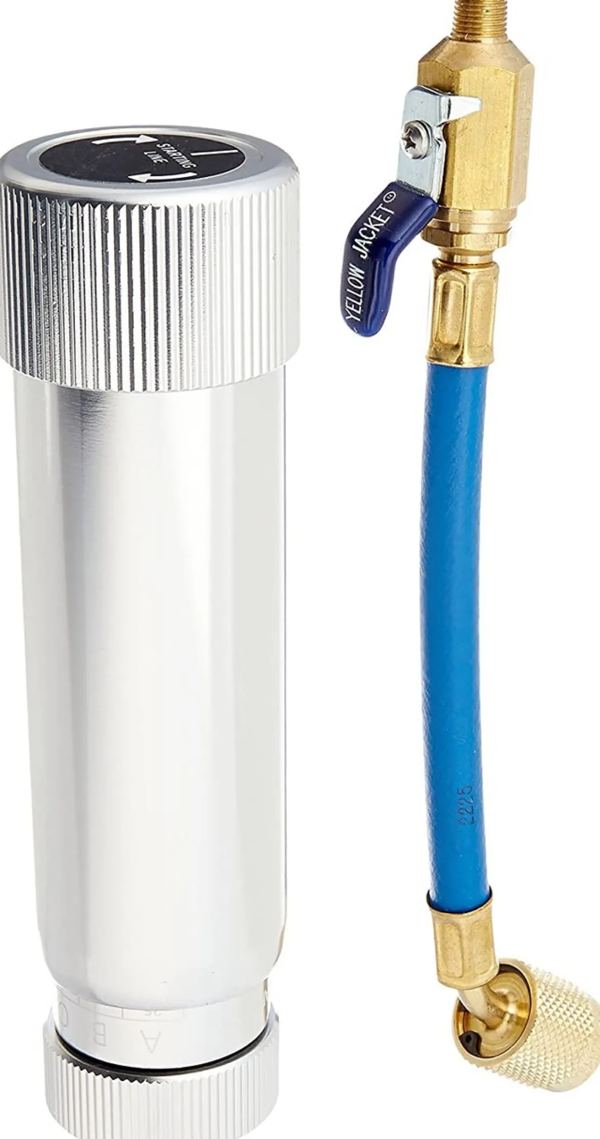 Yellow Jacket 1/4" Calibrated A/C Screw Injector with Hose for HVAC (69730)