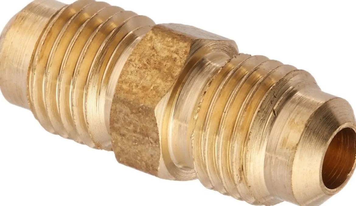 Yellow Jacket 1/4" Male Flare Add-A-Hose Coupler for HVAC Systems (19144)
