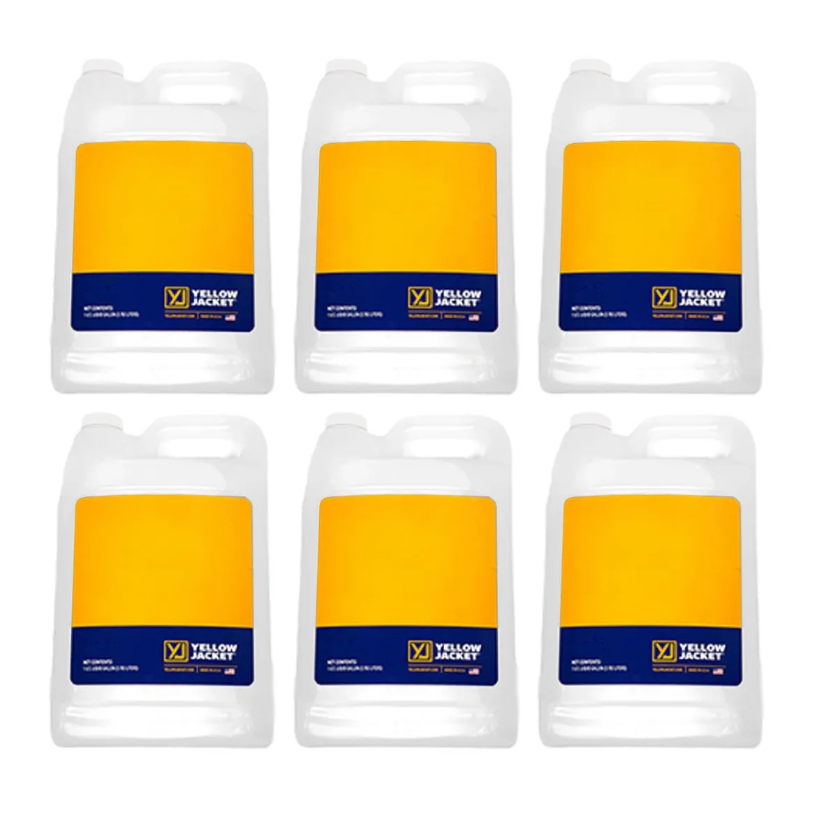 Yellow Jacket Gallon of Vacuum Oil, 6 Pack Case for HVAC Systems (93096)