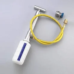 Yellow Jacket Oil Recharge Pump with Bottle, Hose, and Couplers (77950)