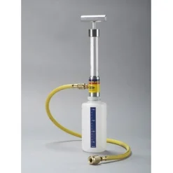 Yellow Jacket Oil Recharge Pump with Bottle, Hose, and Couplers (77950)
