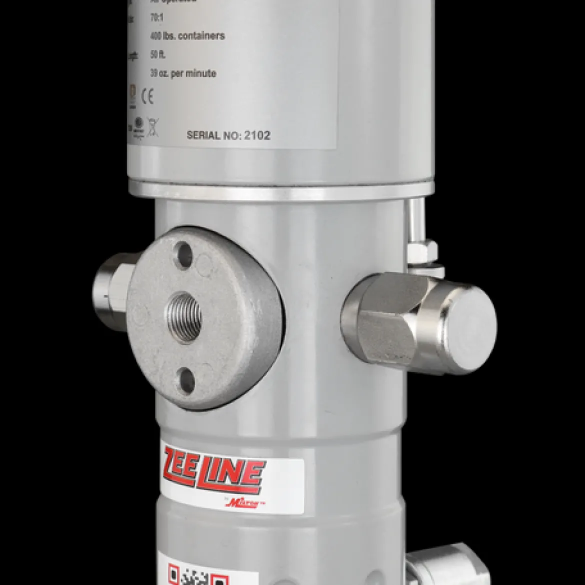 Zeeline 70:1 Grease Pump For 400 Lbs. Kegs Package (ZE1212K)