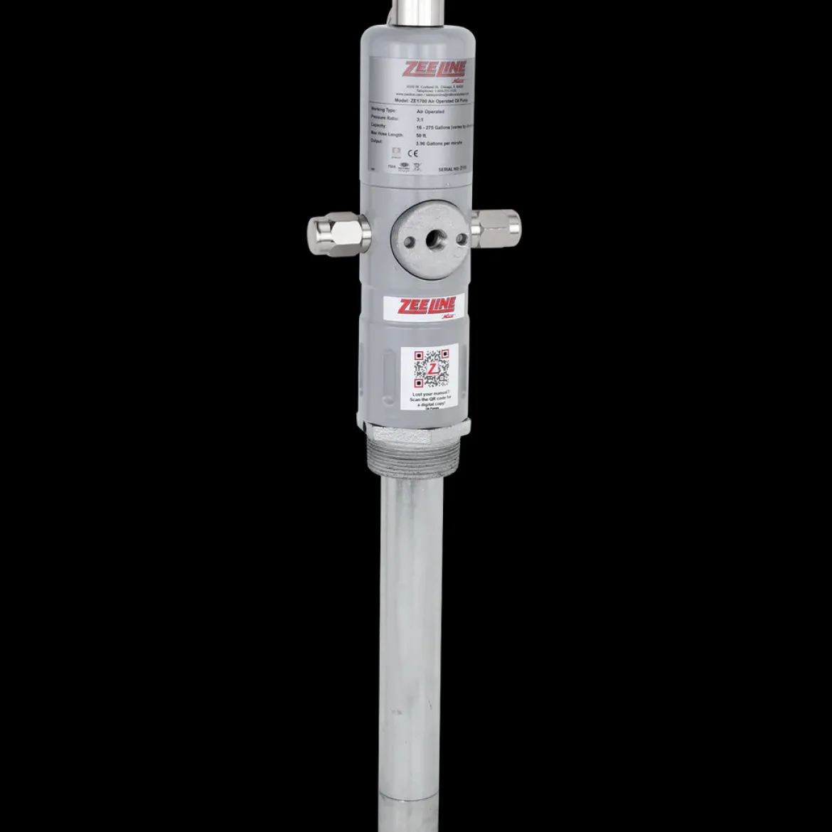 Zeeline 3:1 Ibc Tote Pump Package W/Digital Dispensing Nozzle And Dispensing Hose (ZEPKGBIBC1)