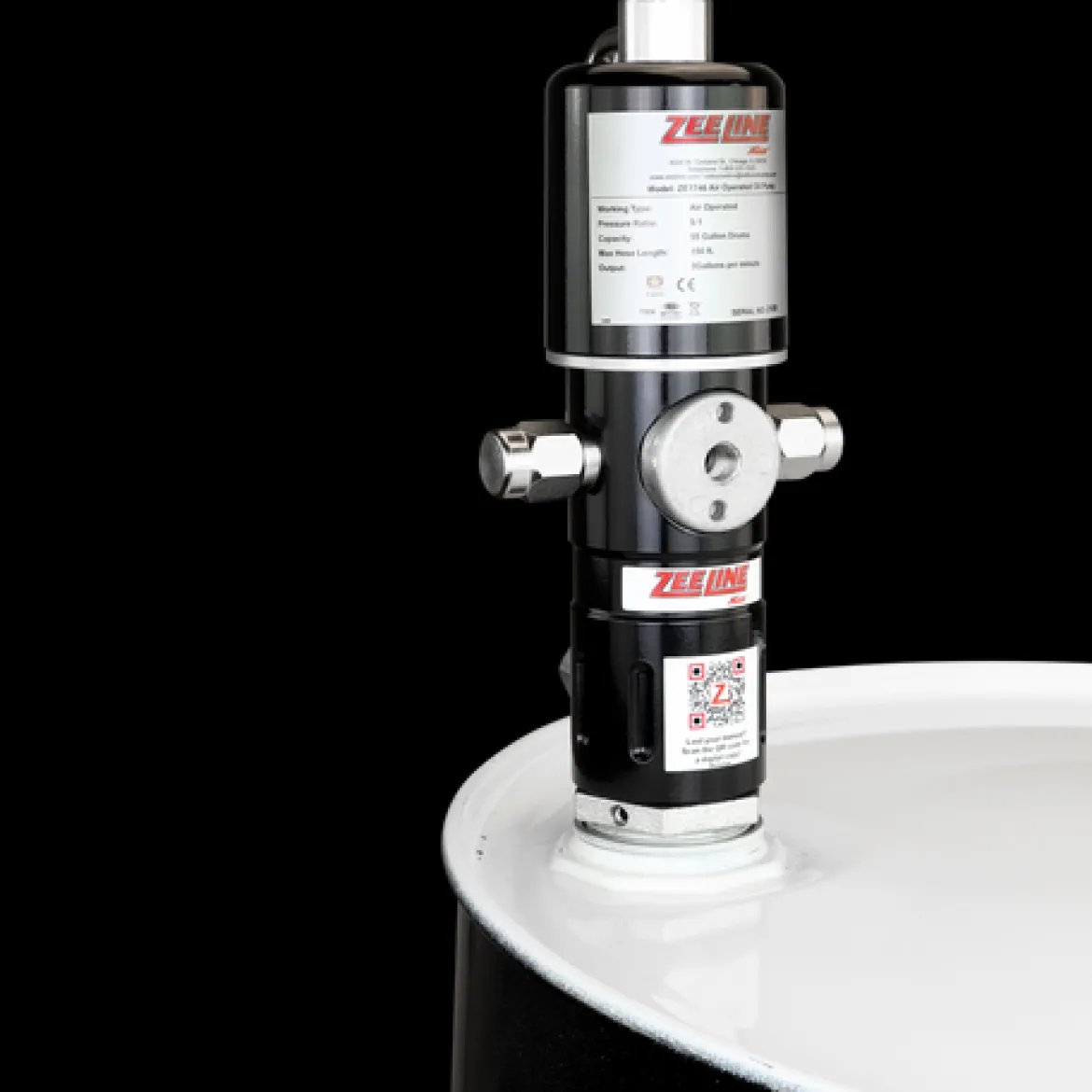 Zeeline 5:1 Pneumatic Piston Pump For 55-Gallon Drums (ZE1746)