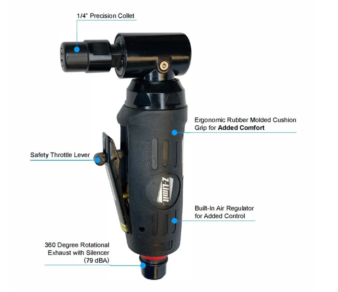 Z-LIMIT Z-LIMIT 1/4" AIR ANGLE DIE GRINDER (7609-0904)